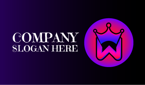 Logotipo De Corona Con Letra M Invertida