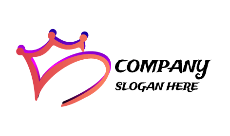 Logotipo De La Corona Distintiva Naranja