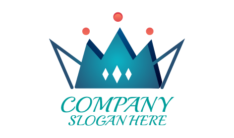 Logotipo De Corona Con Puntas Afiladas