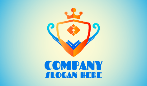 Escudo Logo Corona Naranja