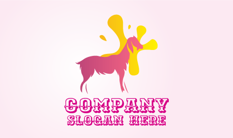 Charmant Logo De Laiterie De Chèvre