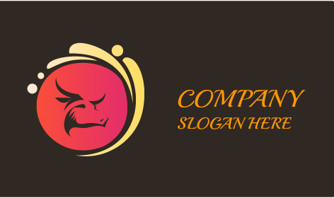 Logo Sapi Perah Berbentuk Mata