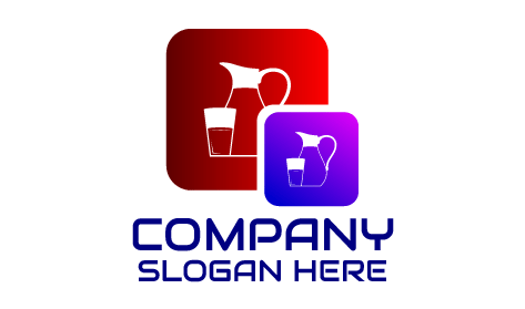 Lebendiges Logo Für Milchgläser