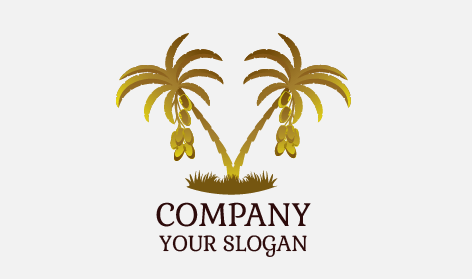 Logo Kurma Tropis Hijau