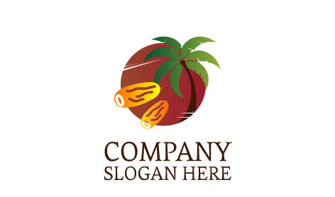Unutulmaz Hurma Bitki Logosu