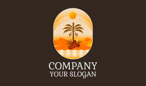 Logo Pulau Pohon Kurma Palm