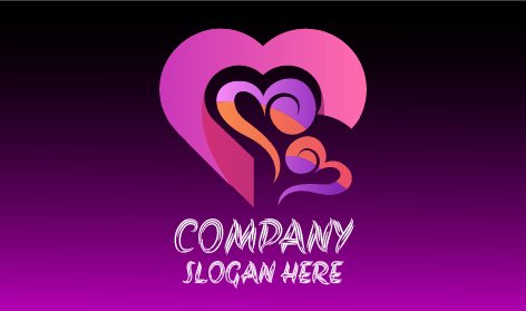 Logotipo De Namoro De Conexão Afetuosa