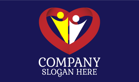 Logotipo De Namoro Coração Amoroso Vermelho
