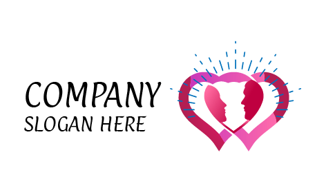 Logotipo De Namoro Sincero E Cativante Para Casais