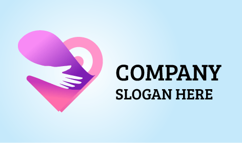 Logotipo De Citas De Amor Cálido Y Acogedor