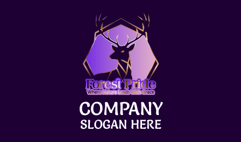 Logo Du Cerf De Forest Pride