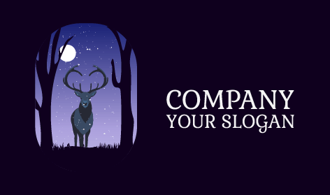 Majestätisches Hirschnacht-logo