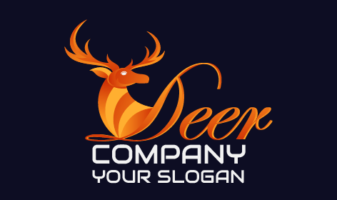 Logo Mit Weißäugigem Hirsch