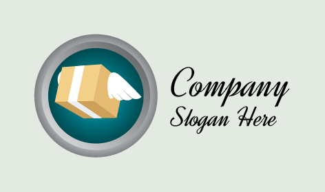 Logo Pengiriman Paket Bersayap