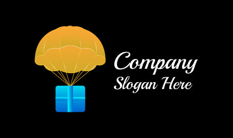 Logo Pengiriman Parasut Kuning