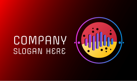 Modernes Song-Vibes-DJ-Logo