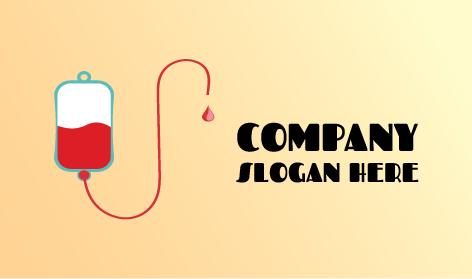 Logo De Médecin De Transfusion Sanguine