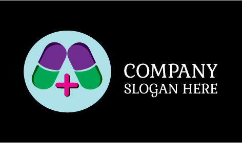 Logo Du Médecin Avec Des Pilules Et Des Médicaments