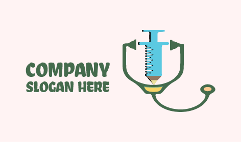 Logo Du Médecin Spécialiste Des Injections De Piercing