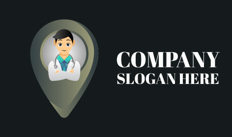 Logo De Jeune Médecin Professionnel