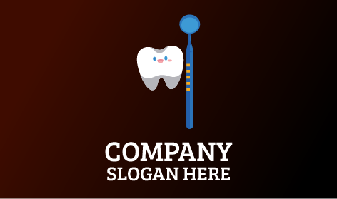 Logo De Dentiste En Traitement Du Canal Radiculaire