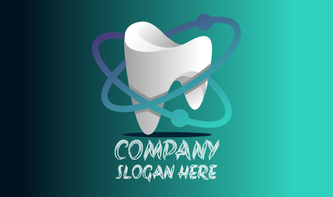 Logo Du Médecin Aux Dents Blanches