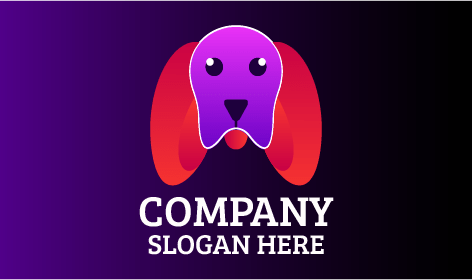 Logotipo De Perro De Orejas Grandes