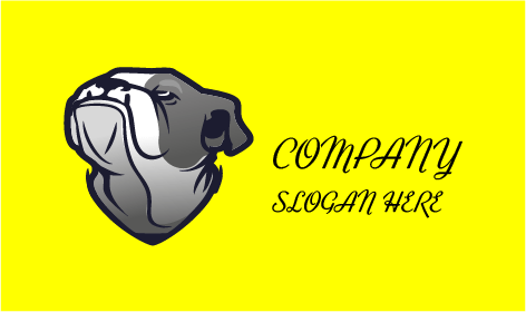 Logotipo De Mascota Con Cara De Bulldog