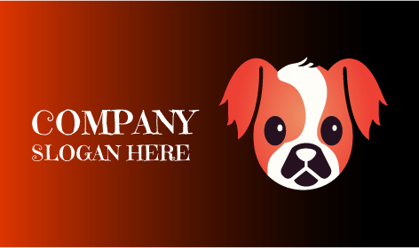 Logotipo De Mascota De Perro De Dibujos Animados