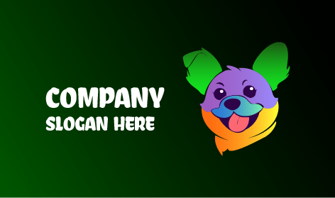 Logotipo De Cachorro Alegre