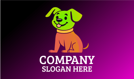 Green Faced Dog Logo