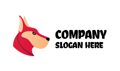 Logotipo De Perro De Cara Lateral