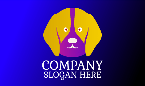 Lindo Logo De Perro Aturdido