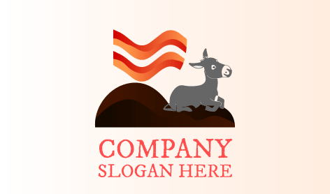 Logo Keledai Abu-abu