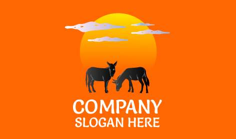 Grasendes, Blendendes Esel-logo