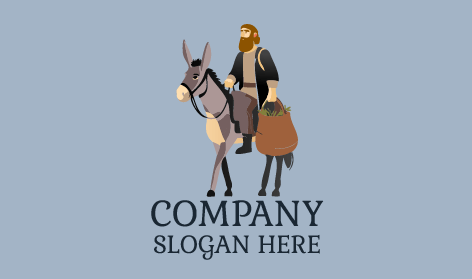 Logo Pedagang Keledai Berkuda