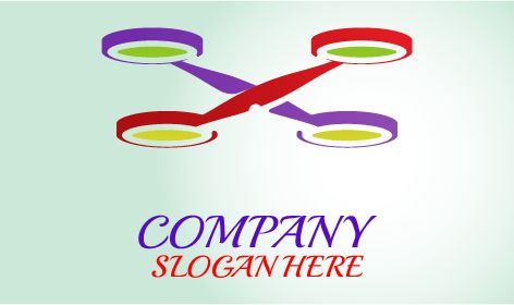 Logo De Drone De Prise De Vue Aérienne