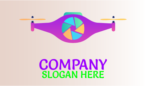 Logo De L'objectif De La Caméra Du Drone