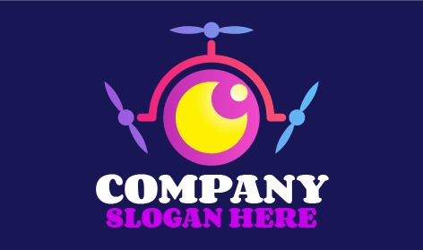 Logo De Drone De Couverture D'événement