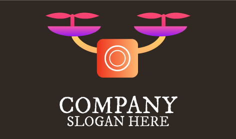 Logo De La Technologie Innovante Des Drones