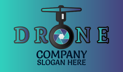 Logo professionnel de drone