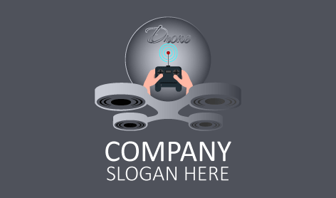 Logo de drone télécommandé