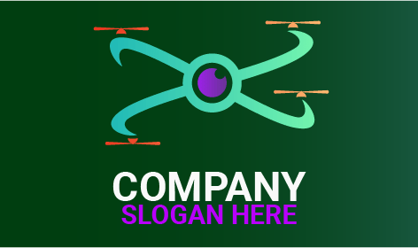 Logo De Drone À Hélice Rotative