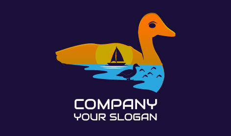 Logo Bebek Perahu Hitam