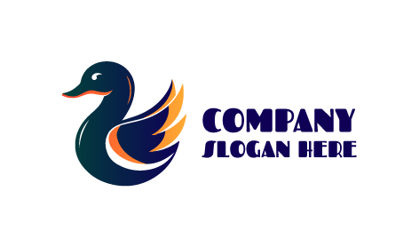 Logo Restoran Bebek Biru