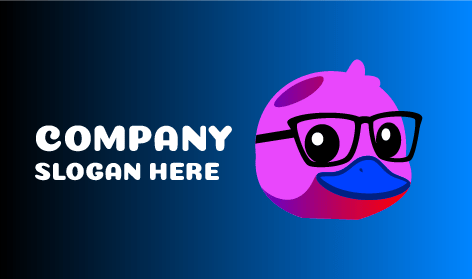 Logo Bebek Paruh Biru Tua