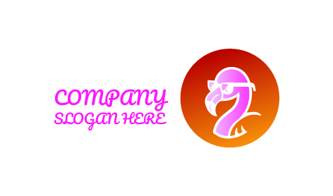 Logo Bebek Memakai Kacamata