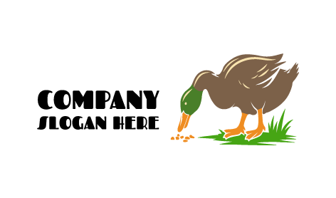 Logo Bebek Eating Grains