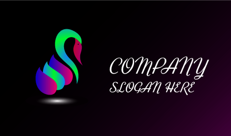 Logo Bebek Berbulu Bunga