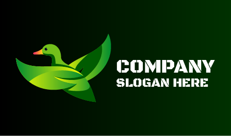 Logo Bebek Daun Terbang